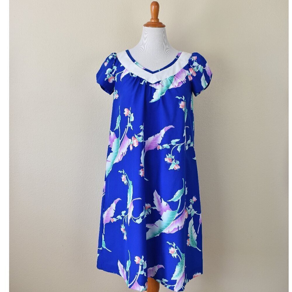 Vintage Hilo Hatties Hawaiian Mumu Dress - M